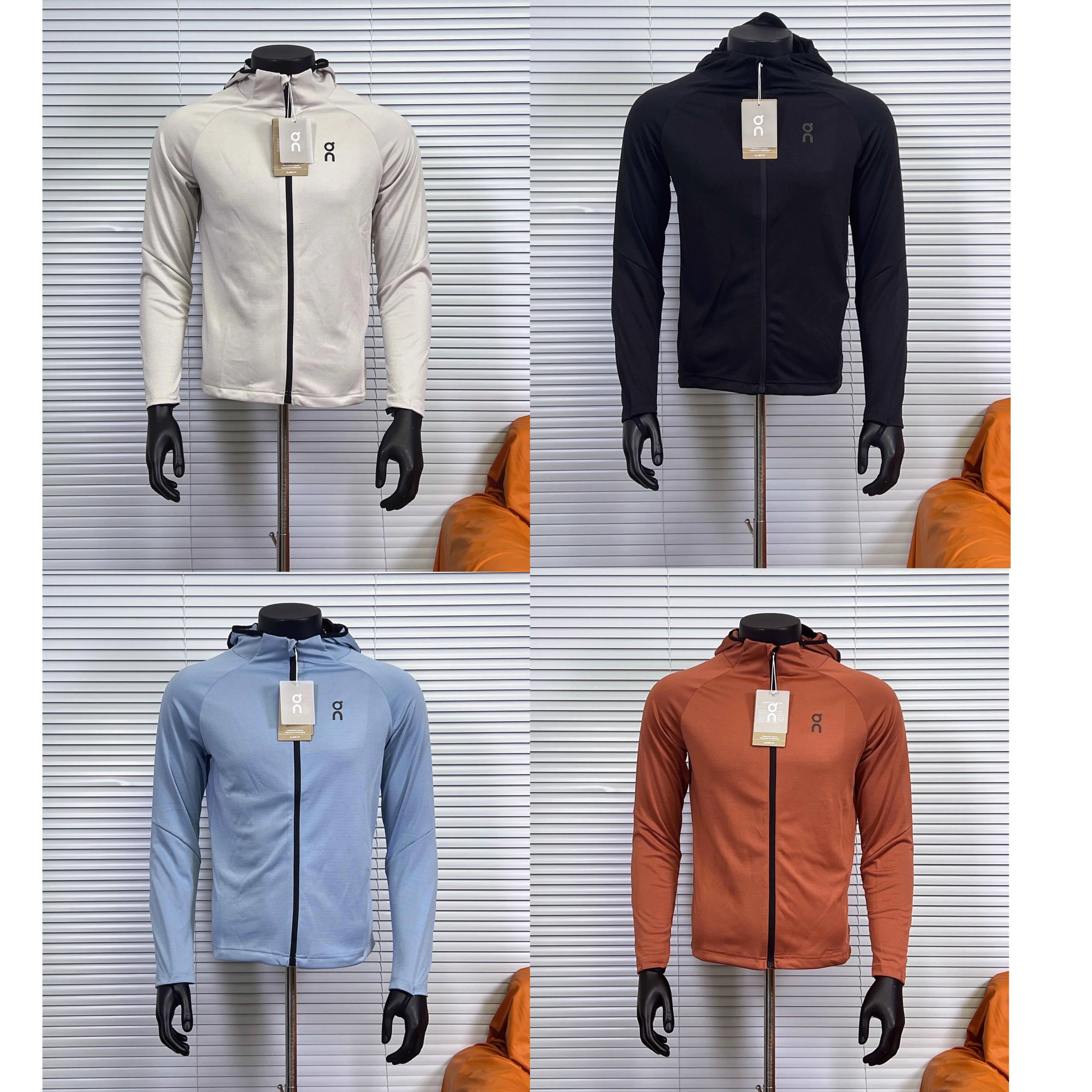 On Running Black Zip-Up Hoodie