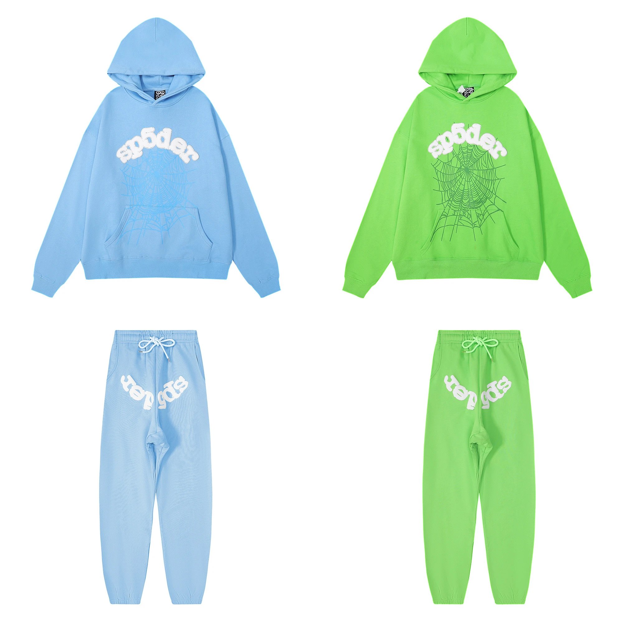 Spider Blue/Green Hoodie and S