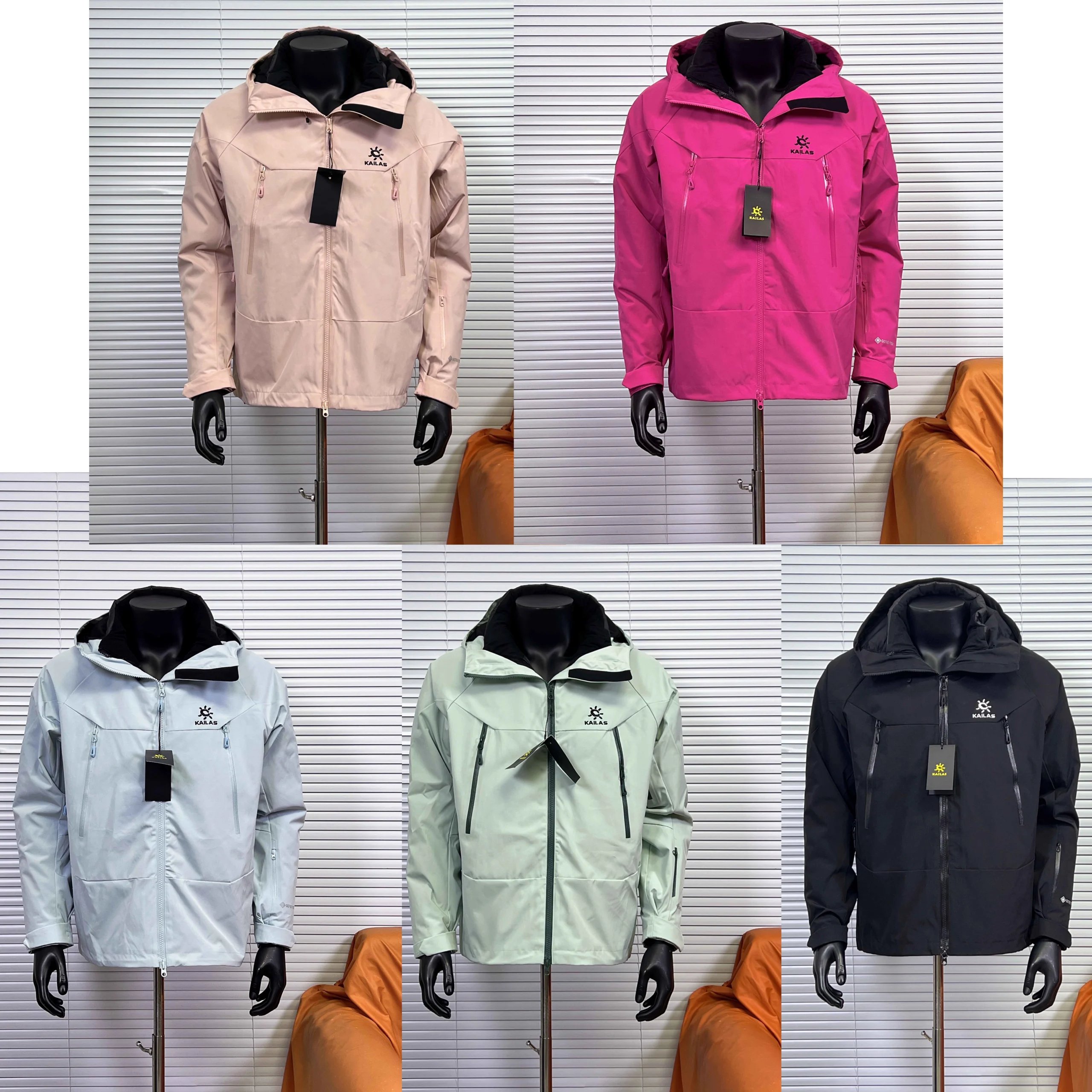 KALAS Pink Hooded Waterproof Jacket