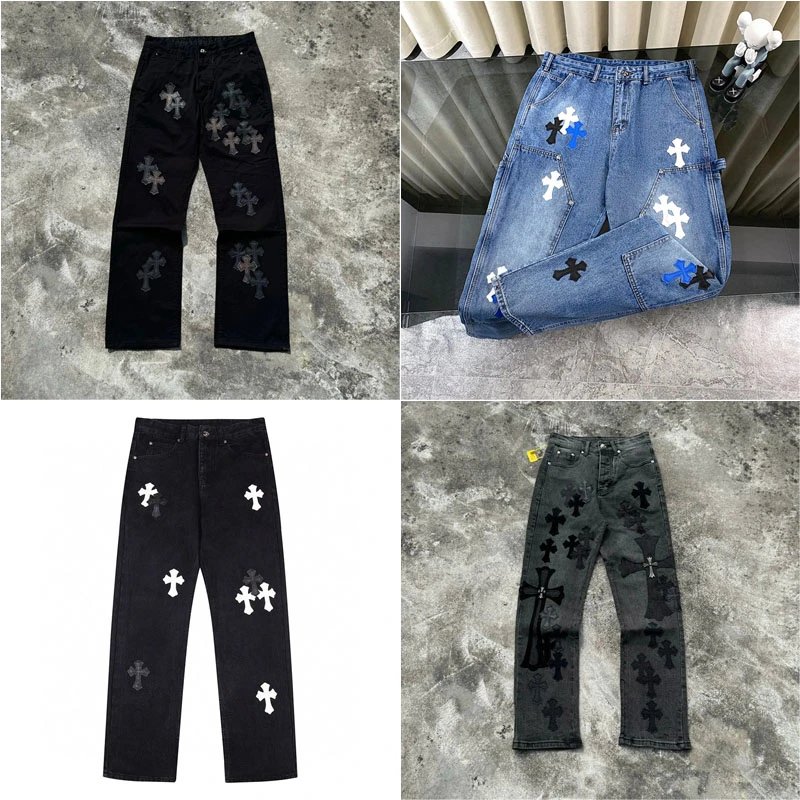 Chrome Hearts Cross Print Jean