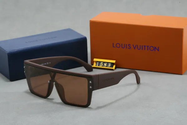 Louis Vuitton Monogram Shield Sunglasses Brown - 1