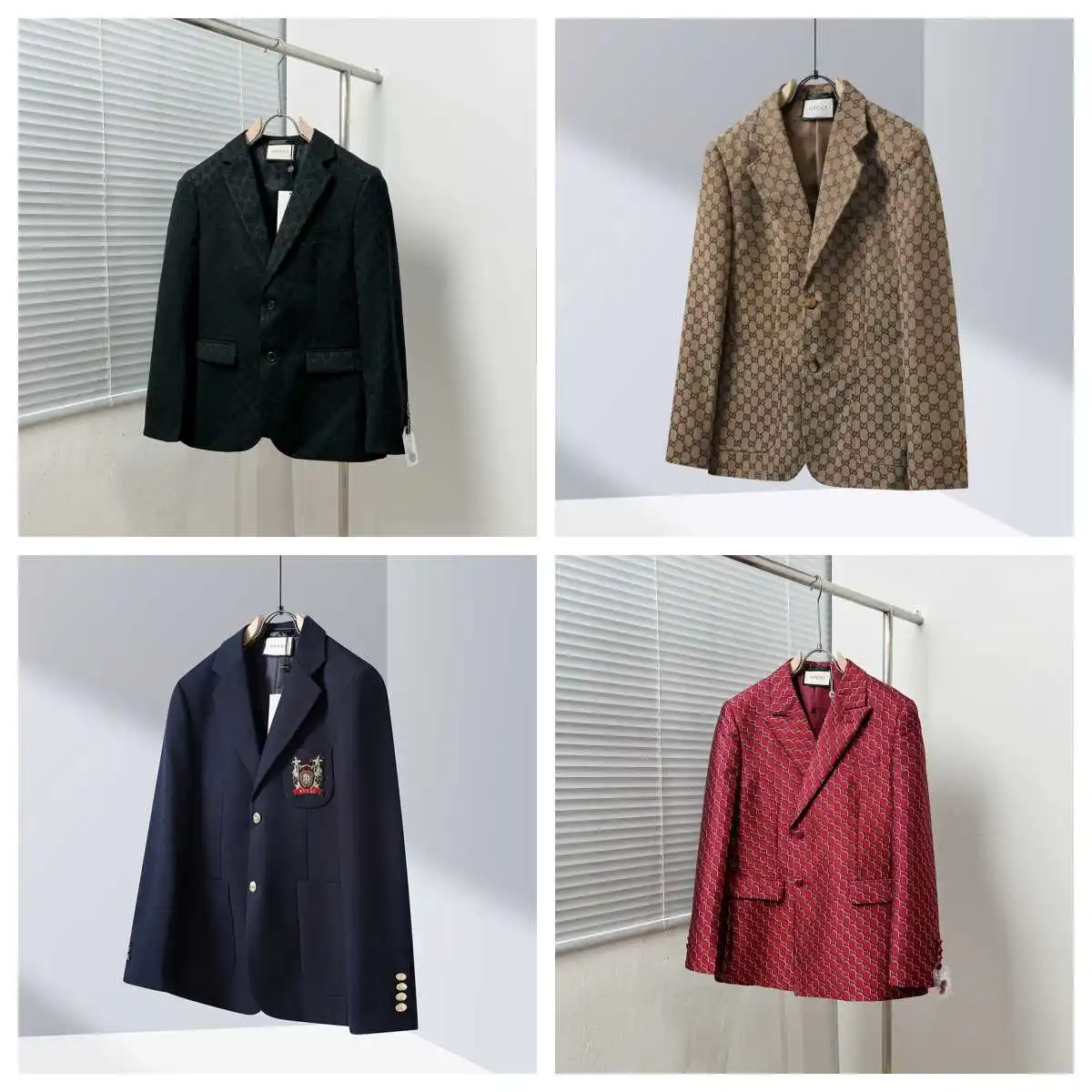 1to1reps Jackets fashion reps product G1ucci Black Pattern