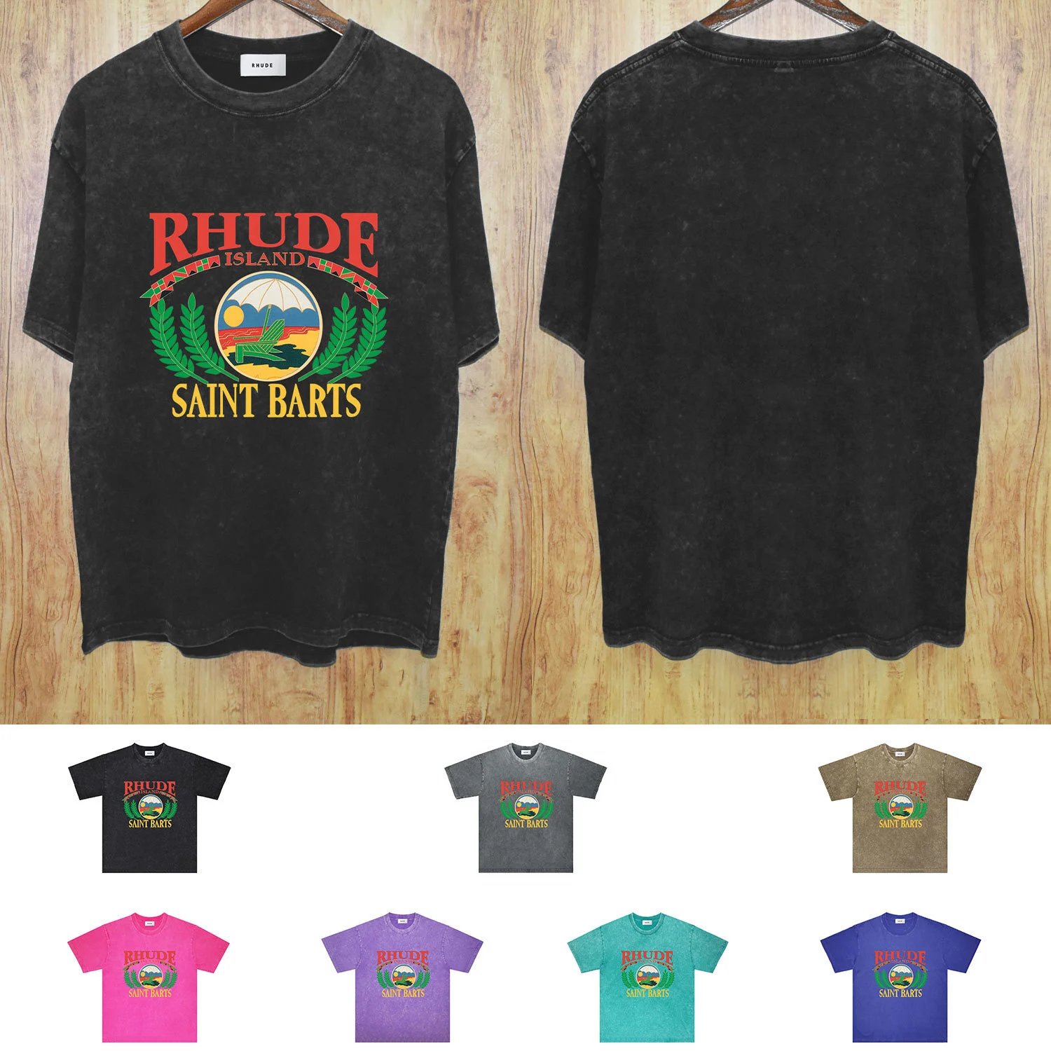 RHUDE Saint Barts Graphic T-Sh