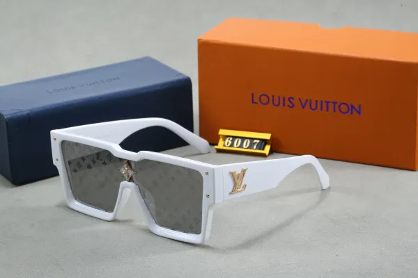 Louis Vuitton Monogram Square White Sunglasses - 1