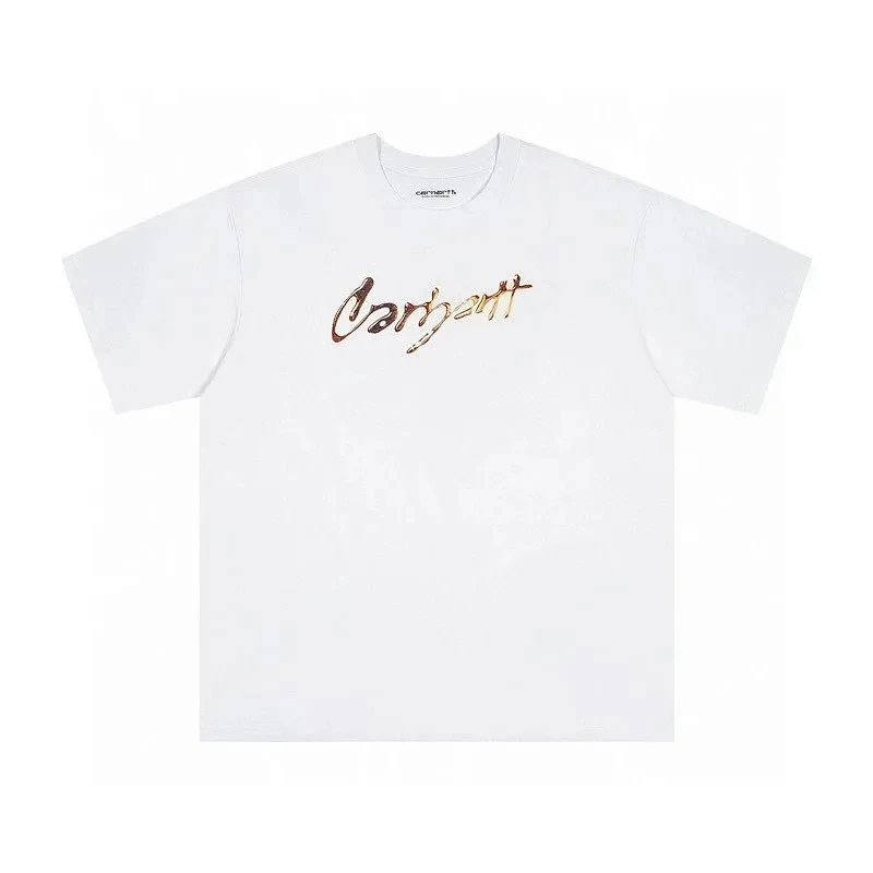 Carhartt T-Shirts Work In Progress varsity logo print — 29