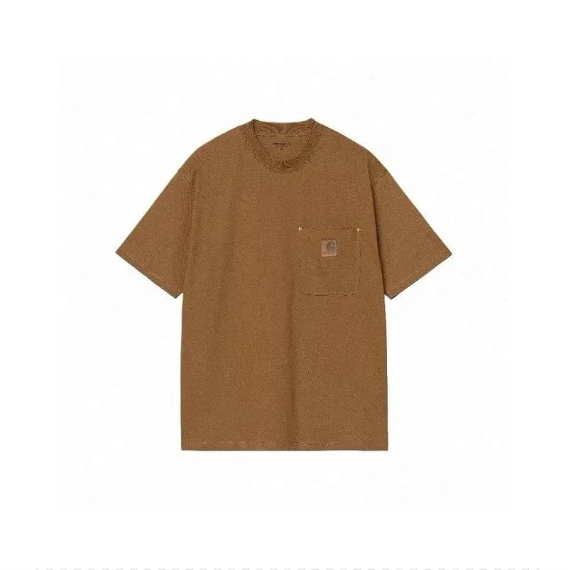 Carhartt T-Shirts Work In Progress varsity logo print — 12