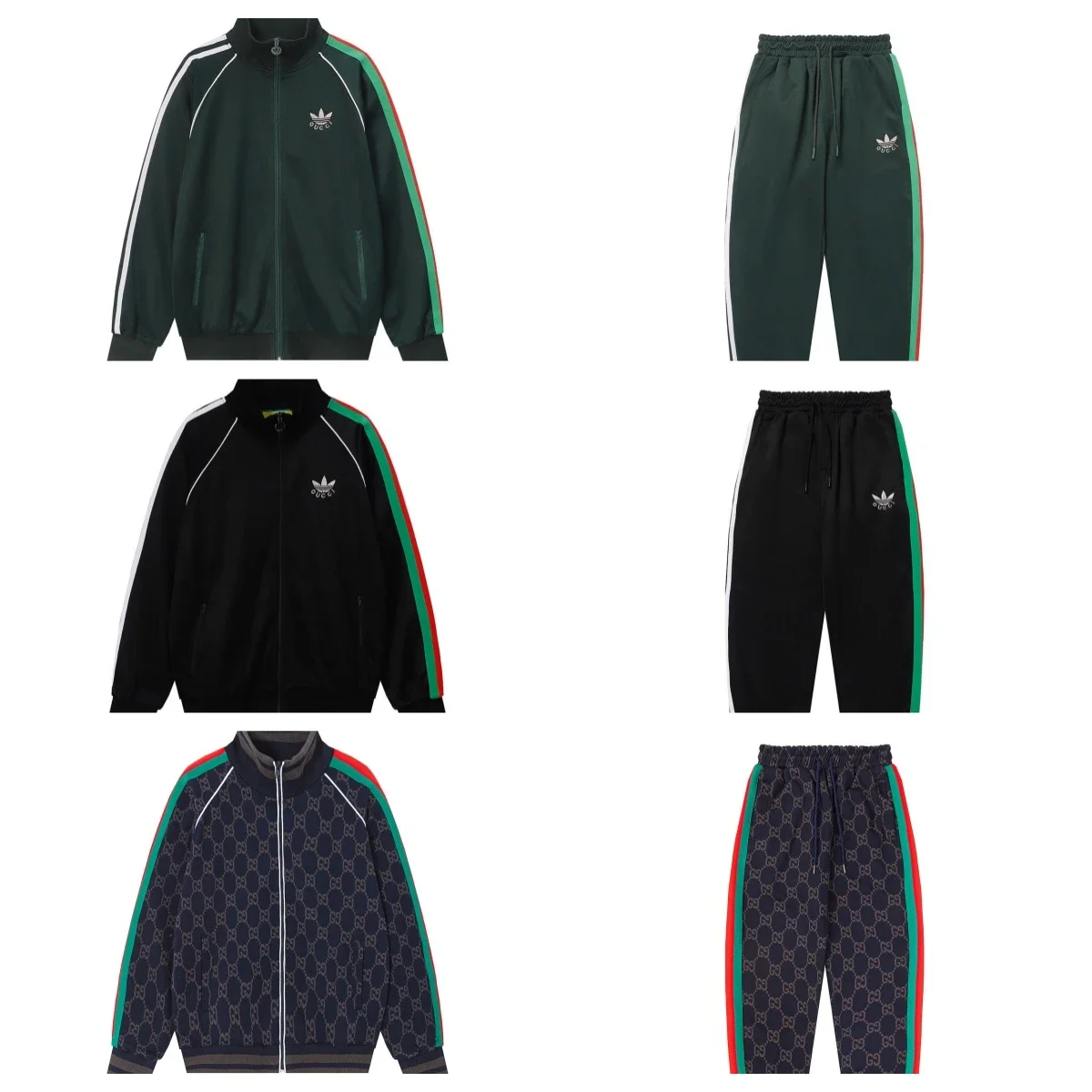 1to1reps Jackets fashion reps product A1didas Green and Bl