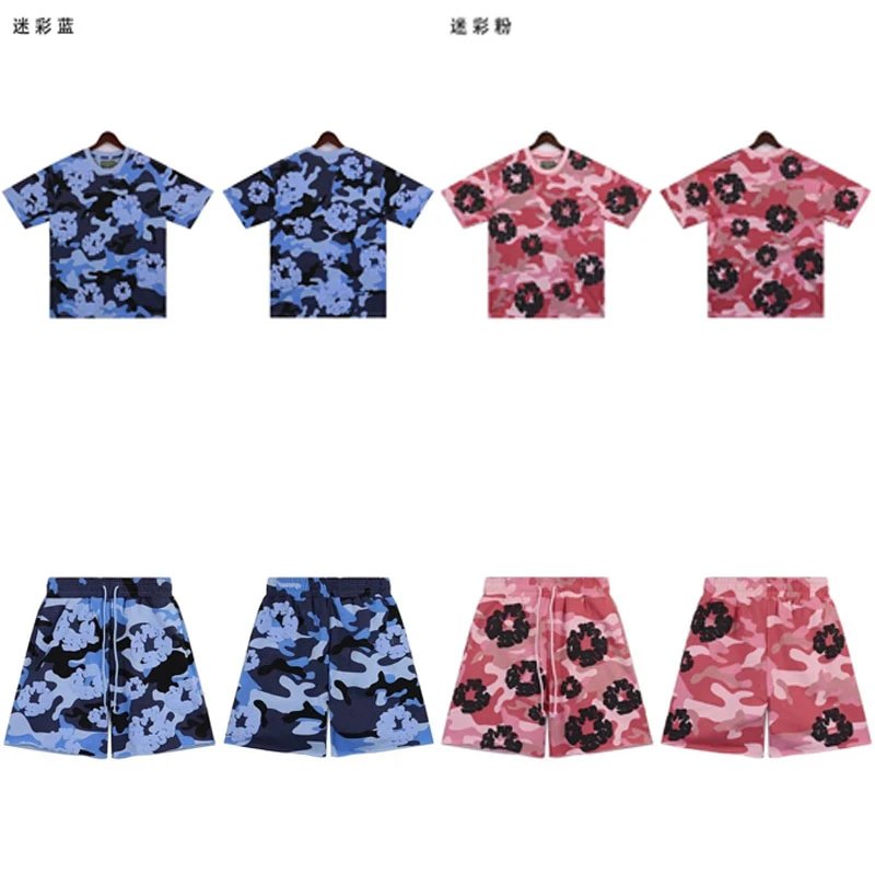 Camouflage Floral Print T-Shir