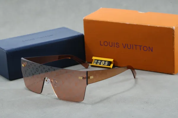 Louis Vuitton Shield Sunglasses Monogram Brown Gradient - 1