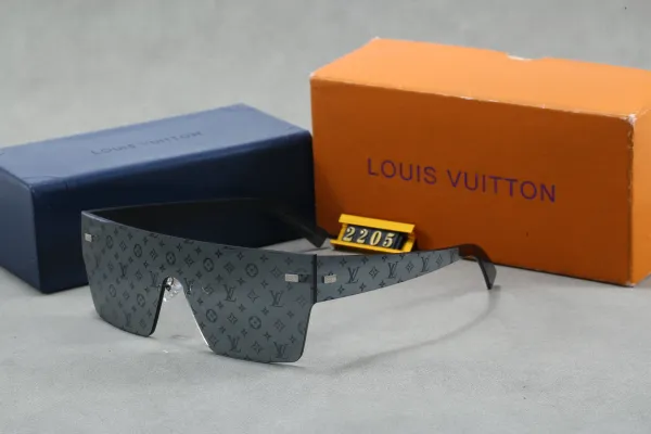 Louis Vuitton Monogram Shield Sunglasses Gray - 1