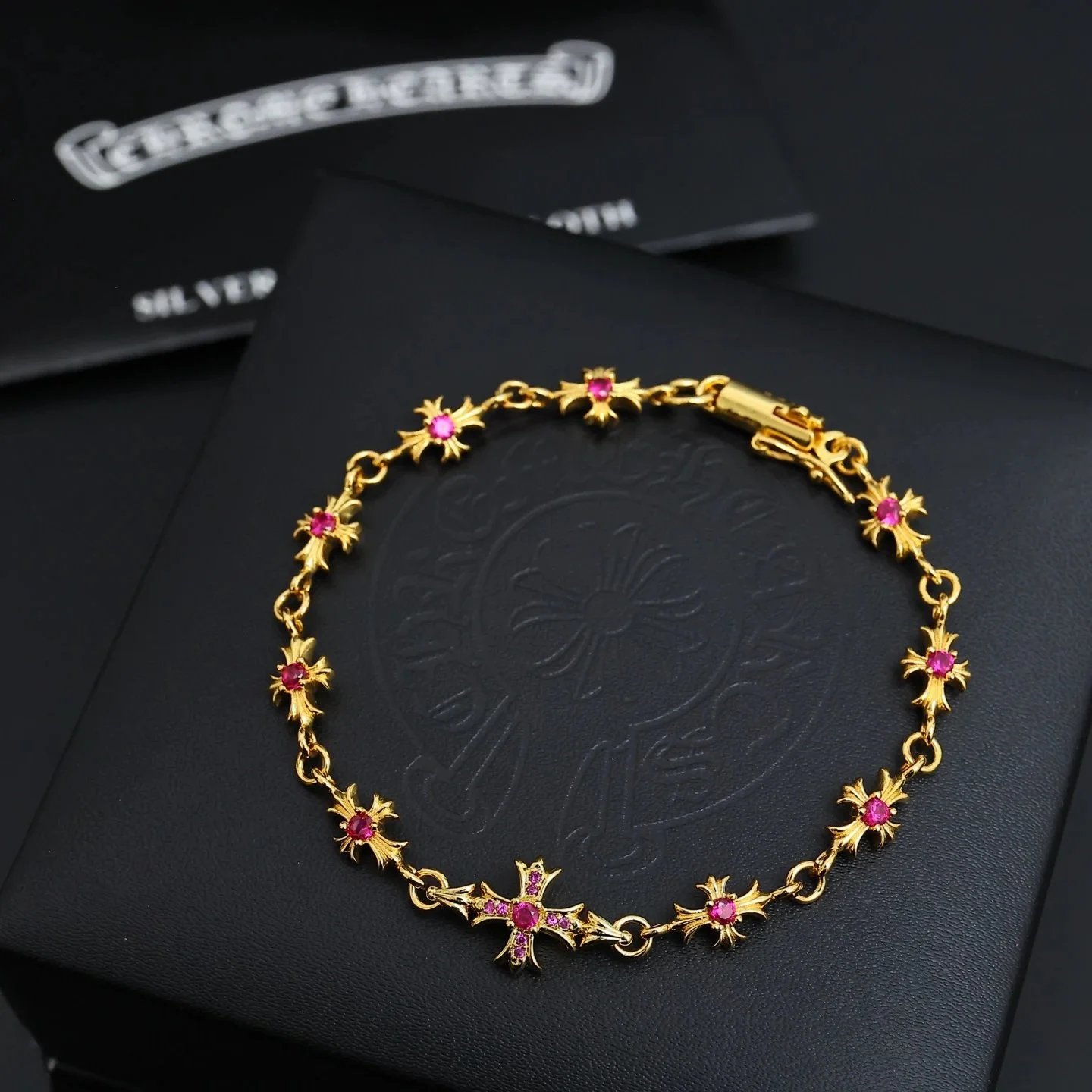 Chrome Hearts Jewelry Skull Bead Chain Bracelet — 9