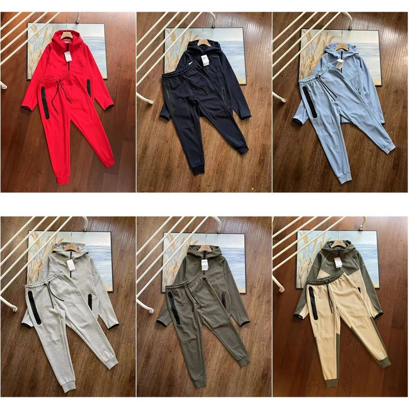 Nike Olive Green Tech Fleece Set