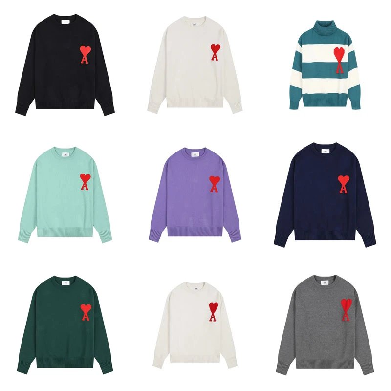 Ami Paris Heart Logo Sweater [