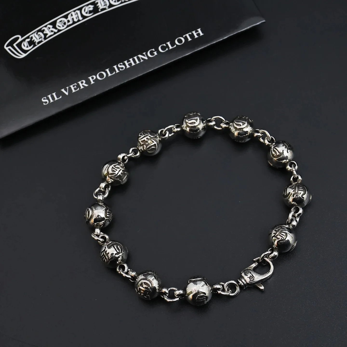 Chrome Hearts Jewelry Skull Bead Chain Bracelet — 2