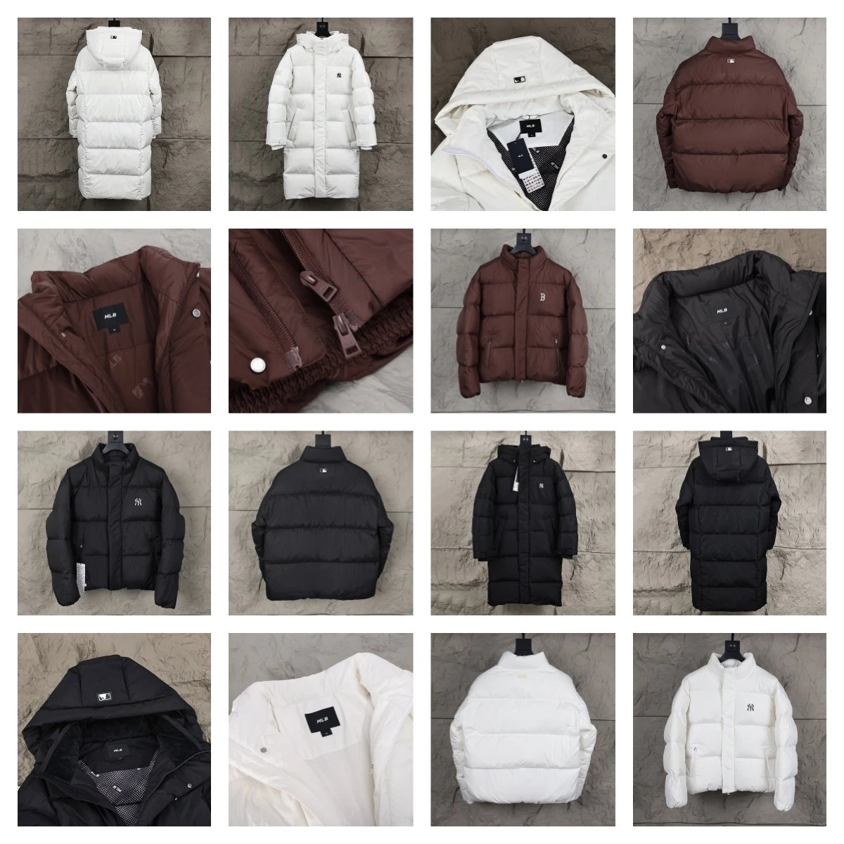 MLB Black Puffer Jacket