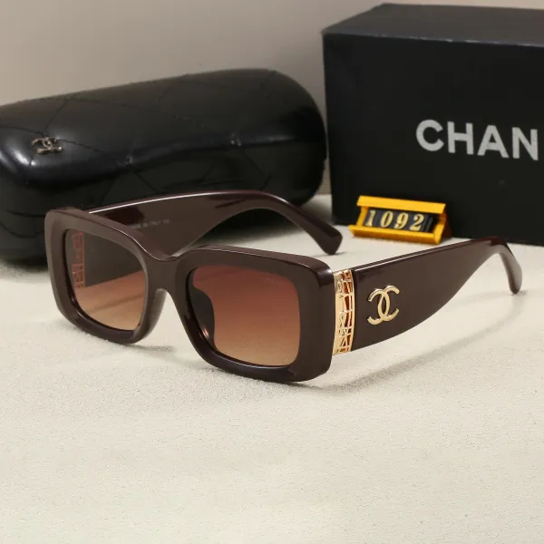 Chanel Square Frame Brown Gradient Sunglasses - 1