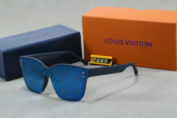Louis Vuitton Monogram Shield Sunglasses Blue - 1