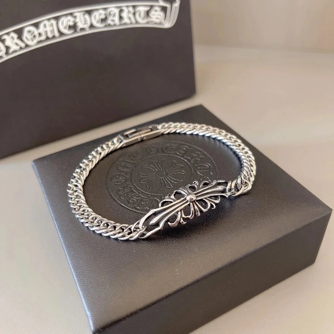 Chrome Hearts Jewelry Skull Bead Chain Bracelet — 19