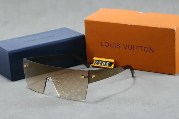 Louis Vuitton Monogram Shield Sunglasses Gold Gradient - 1