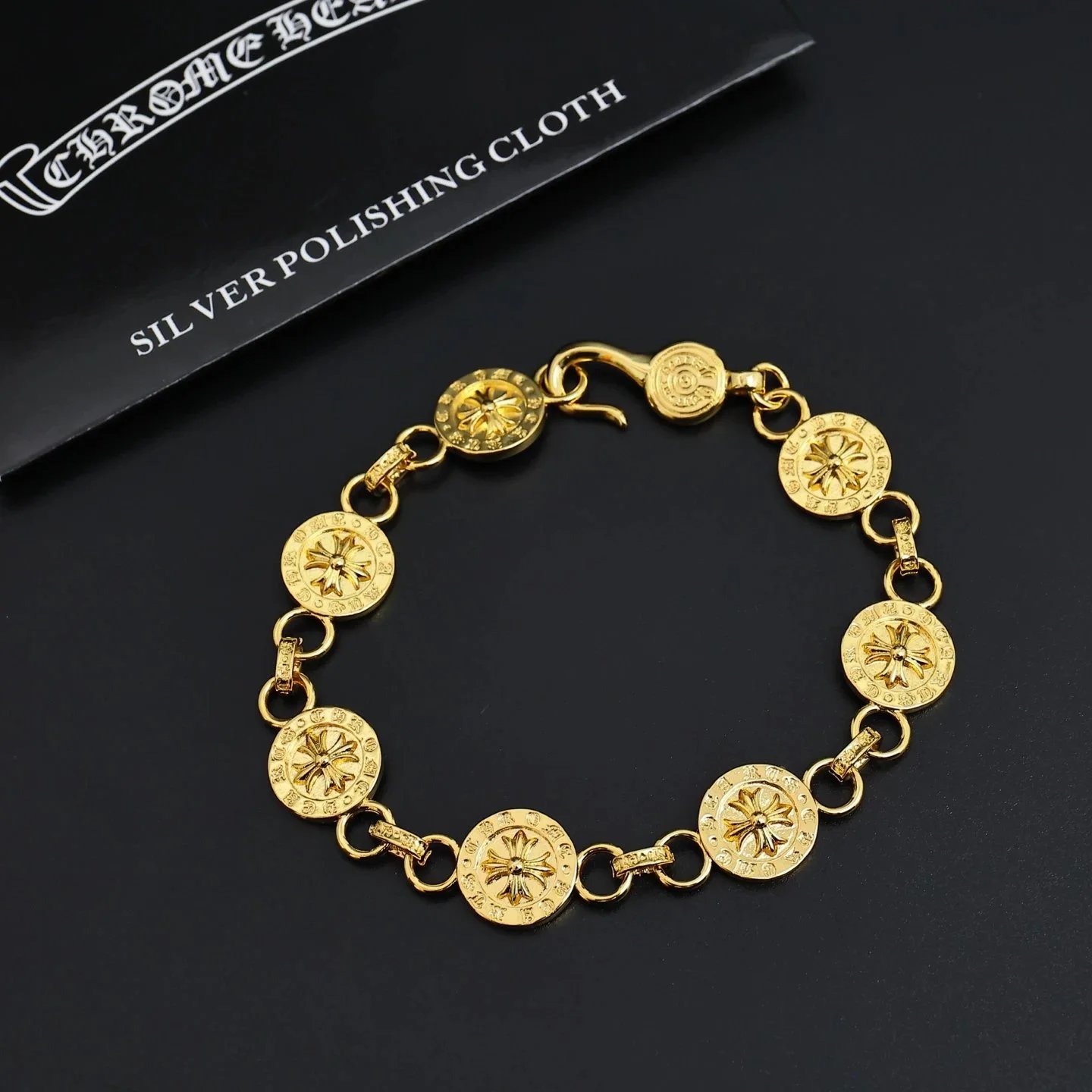 Chrome Hearts Jewelry Skull Bead Chain Bracelet — 5