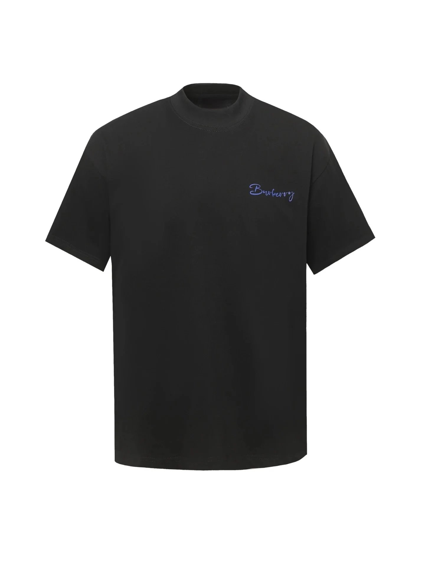 Burberry T-Shirts Check-trim crew-neck T-shirt — 7