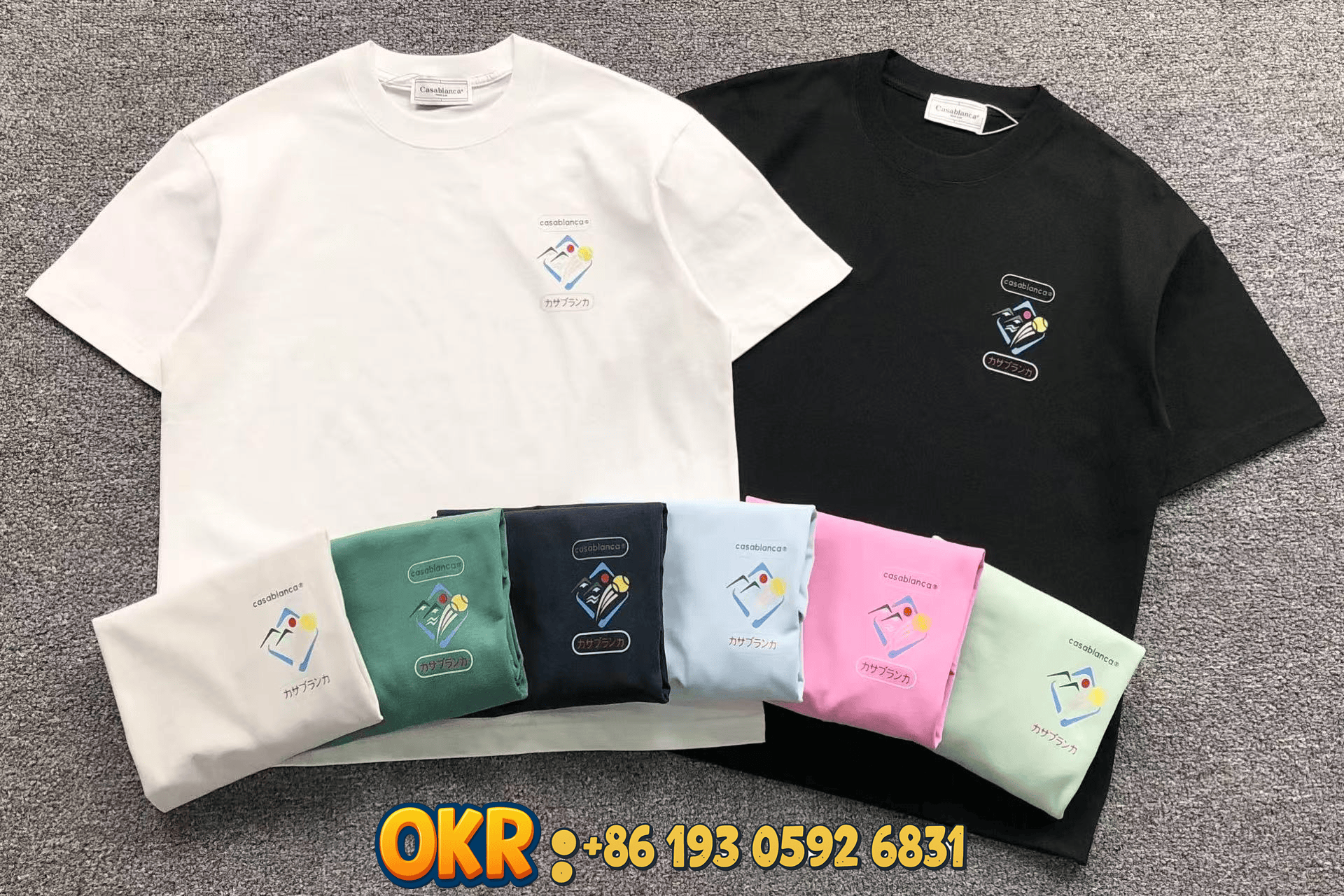 Casablanca T-Shirts Tennis Club Chest Graphic image 1