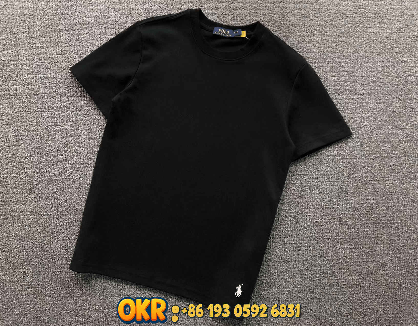 Polo Ralph Lauren T-Shirts Crew-Neck T-Shirt with Embroidered Pony Logo — 1