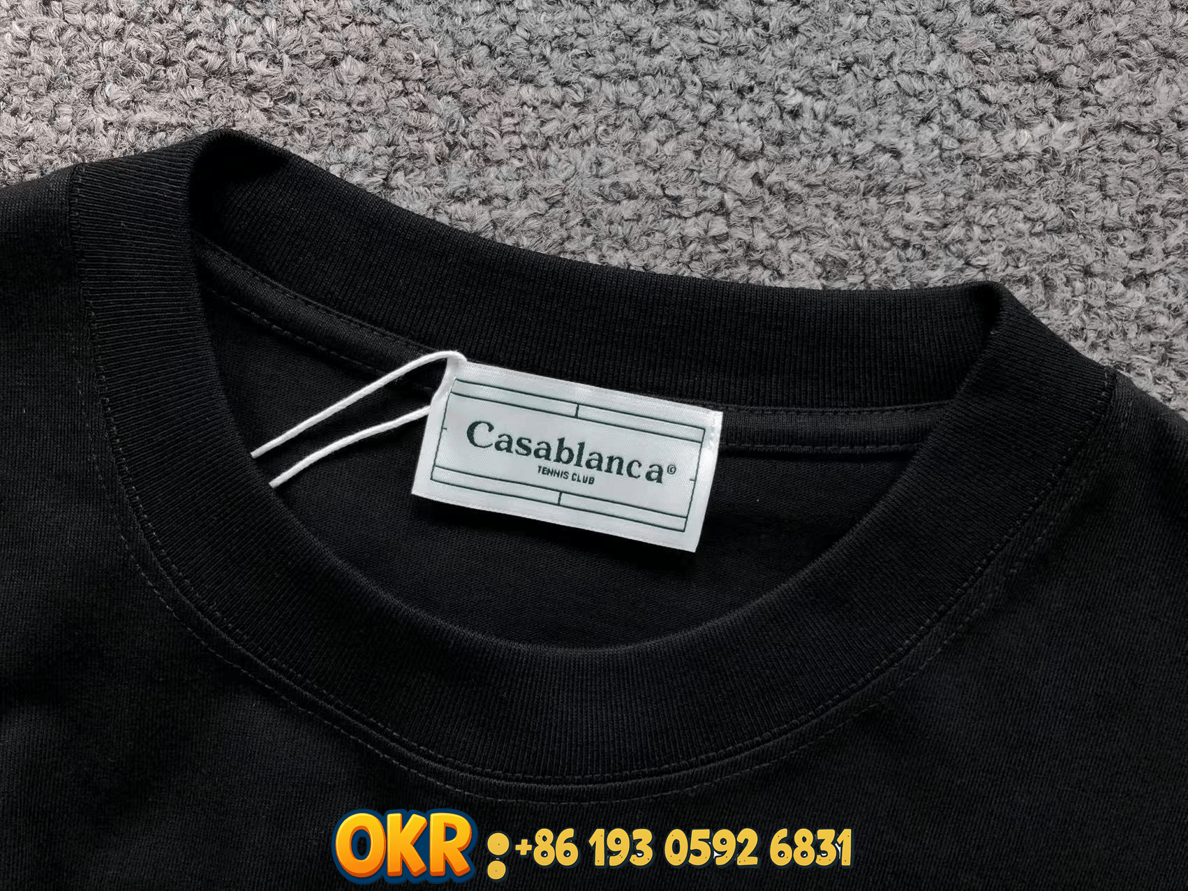 Casablanca T-Shirts Tennis Club Chest Graphic image 3