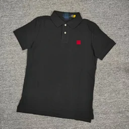 thumbnail for 1:1 RL custom slim Fit Classic Polo Shirt for men men's two-button polo short sleeve K22 C