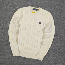 thumbnail for 100% pure cotton autumn and winter round neck long sleeved sweater十色纯棉圆领长袖毛衣C