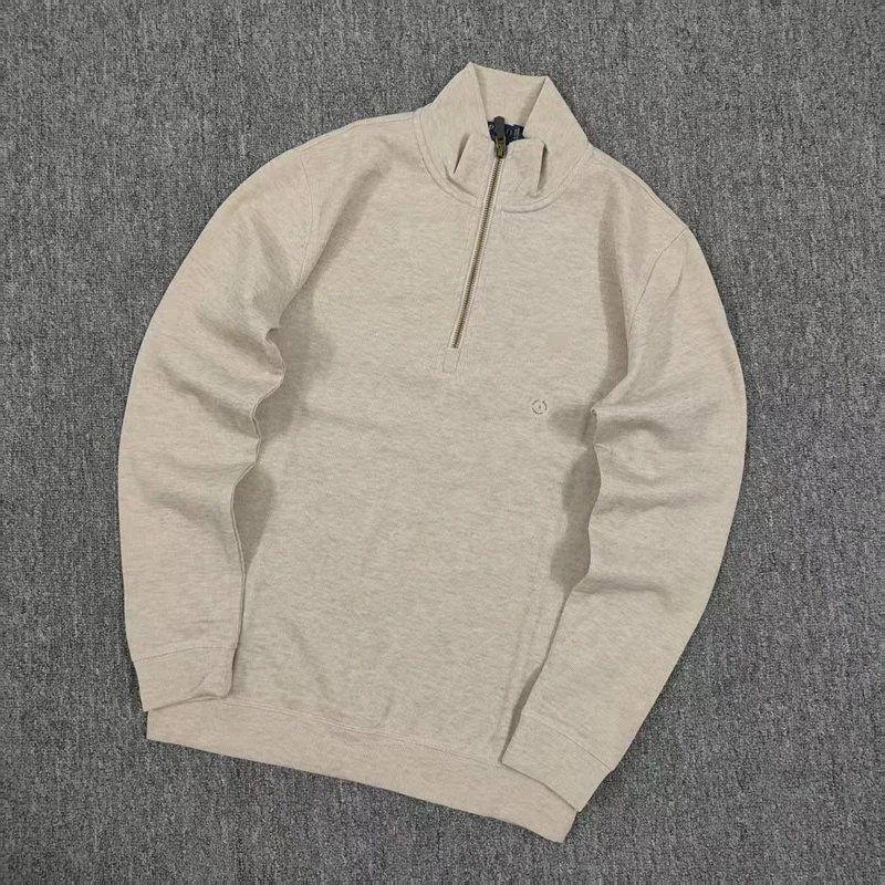 14 zip classic sweatshirt with velvet  inside pony logo 半拉链卫衣A 7