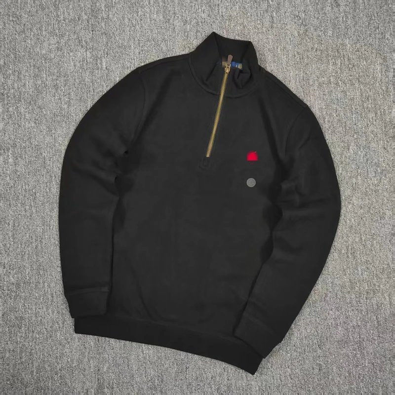 14 zip classic sweatshirt with velvet  inside pony logo 半拉链卫衣A 6