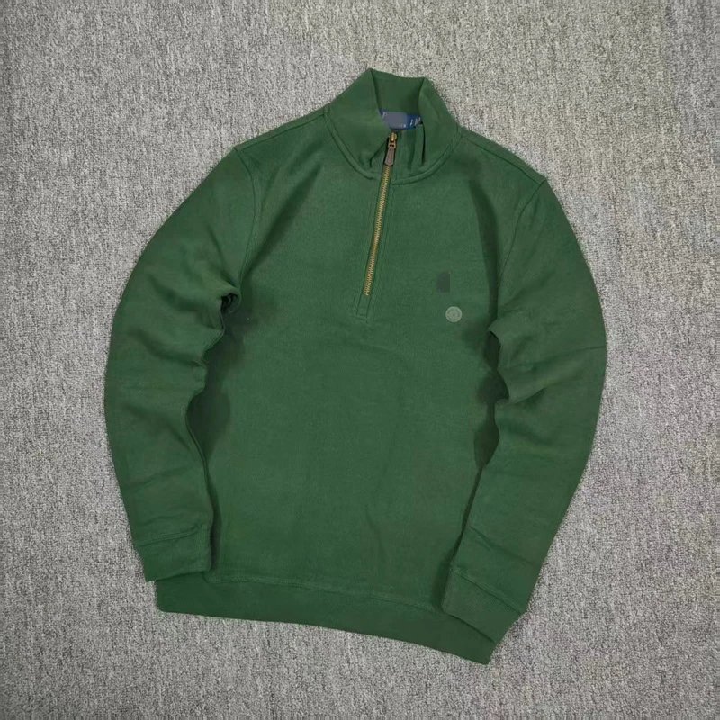 14 zip classic sweatshirt with velvet  inside pony logo 半拉链卫衣A 9