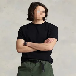 thumbnail for RL round neck short sleeved T-shirt for men and women new launch promotion Men's round neck short sleeve T-shirt A G
