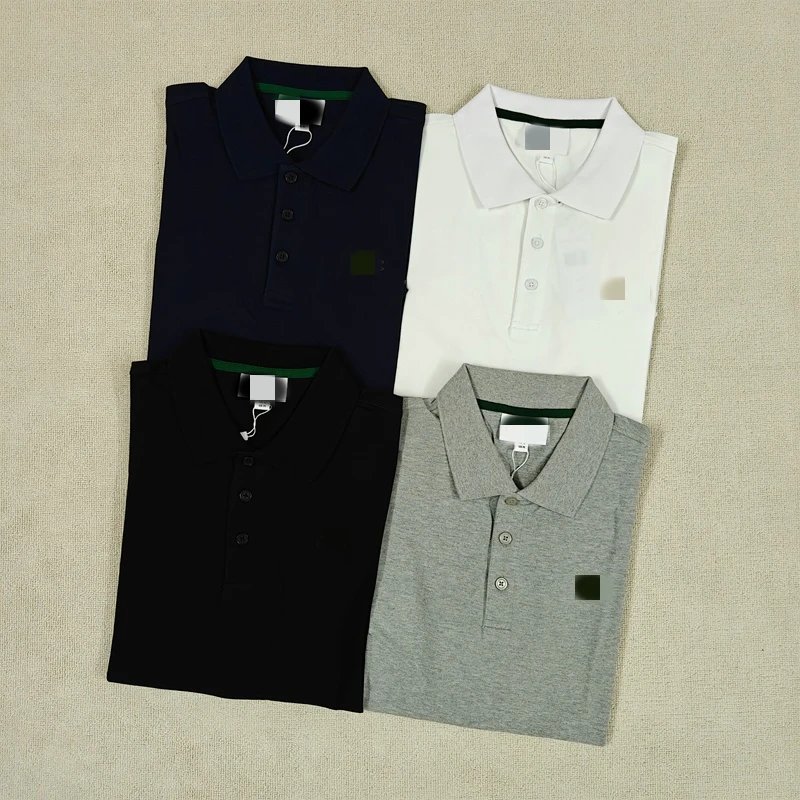 Classic Short-Sleeve Polo Shirt with Three-Button Placket 2601 E