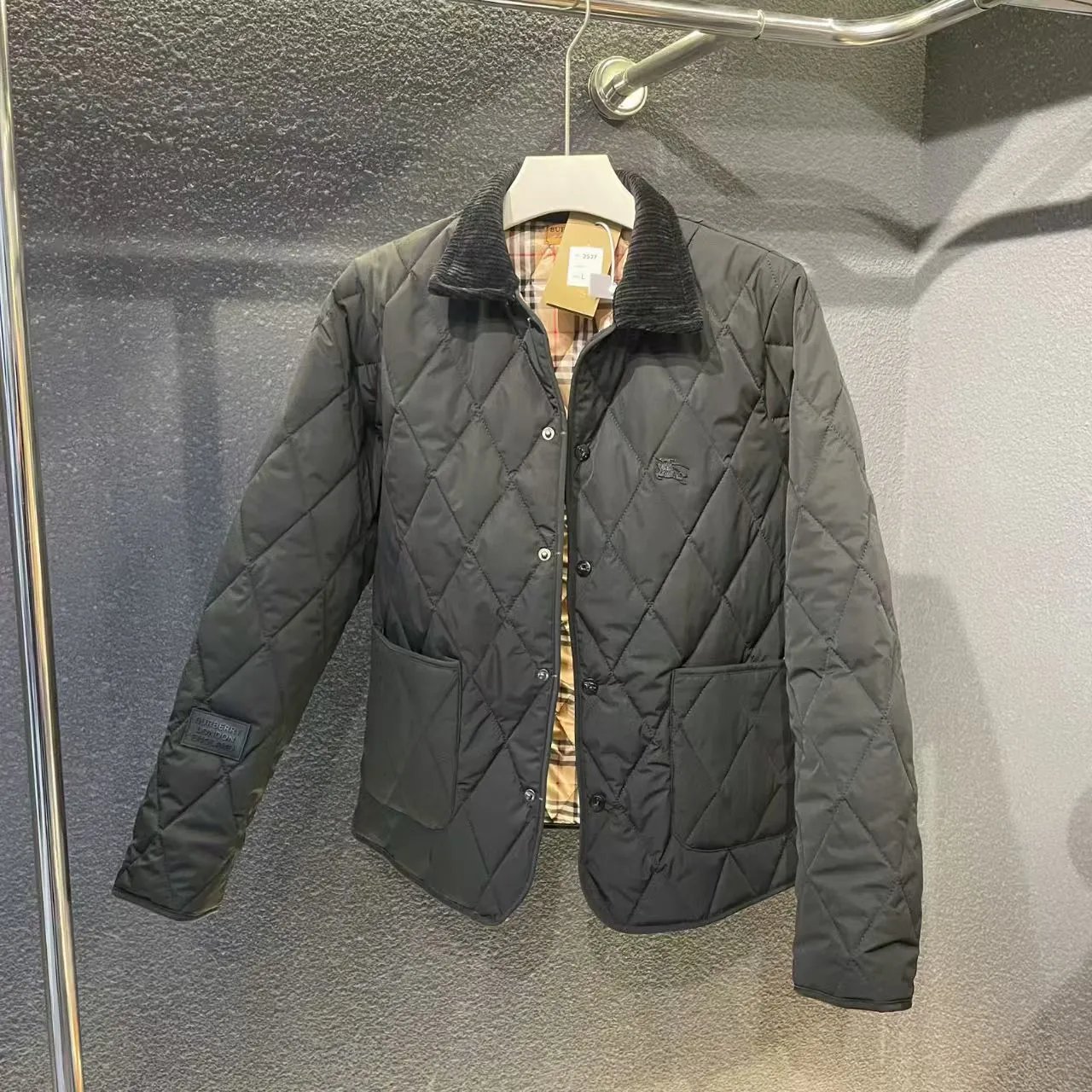 War horse cotton jacket, black