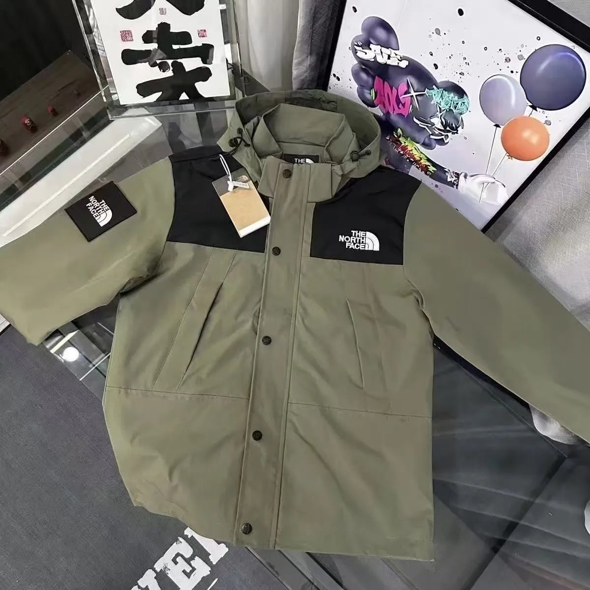 Green Beijia (detachable hat) assault suit