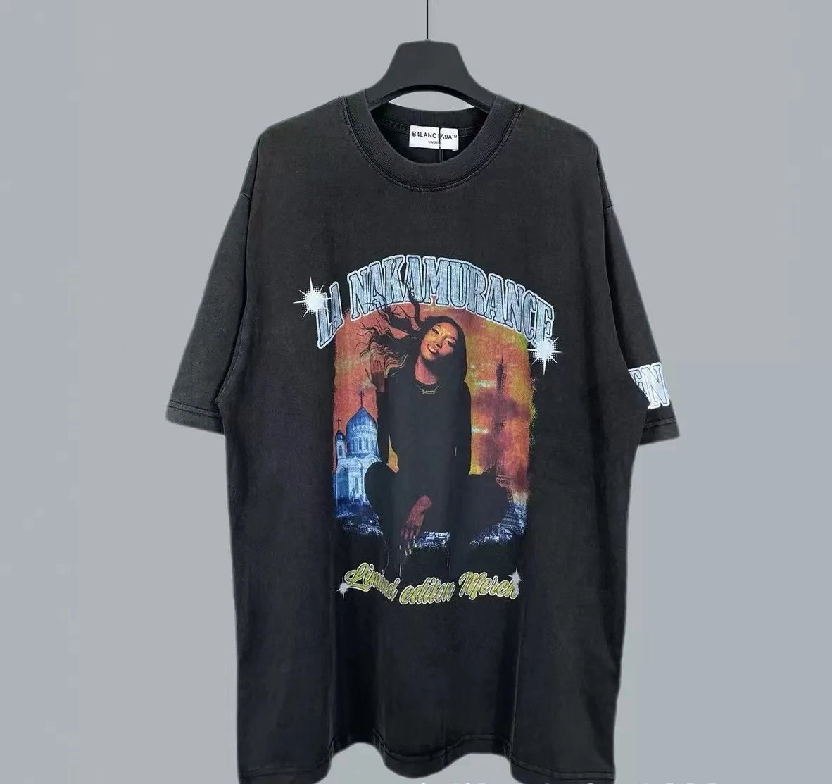 Balanciaga Black Graphic T-Shi