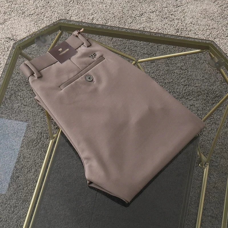 Tom Ford Beige Slim Fit Trouse