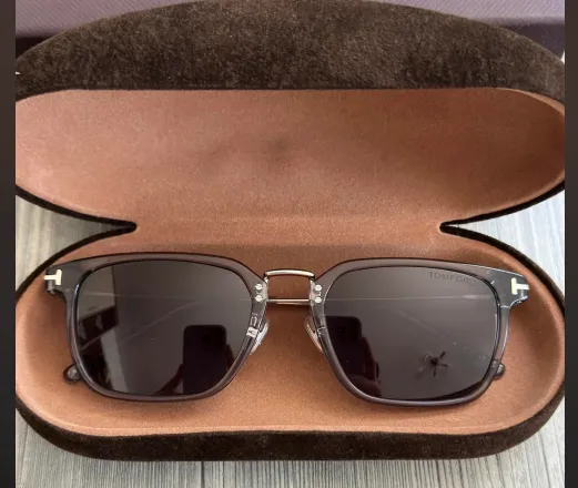Prada Square Frame Leopard Temple Sunglasses - 14