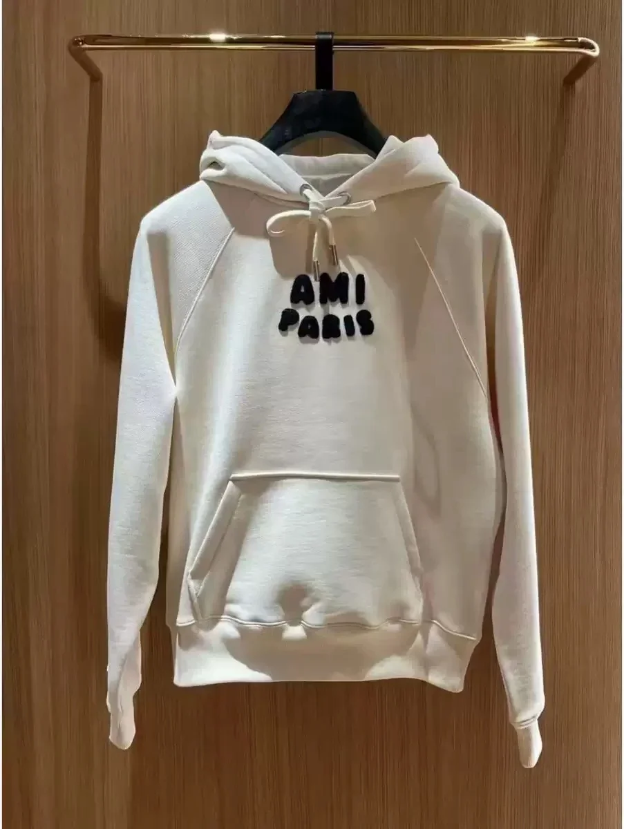 AMI Paris White Hood