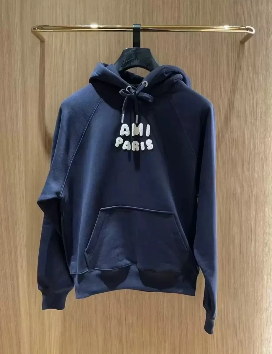 AMI Paris Navy Hoodi