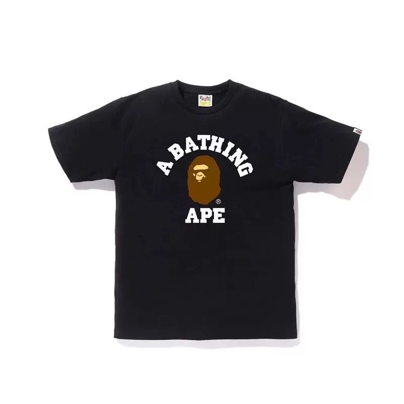 A Bathing Ape Miami Camo Gray Pink Black Short Sleeve T-Shirt