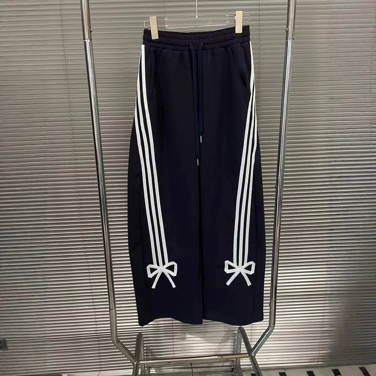 Adidas Originals Navy Blue Cropped Track Jacket