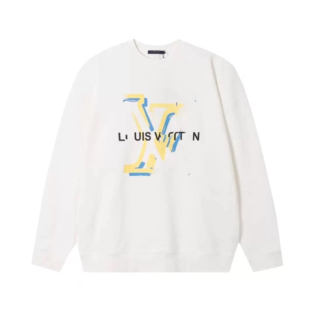 Louis Vuitton Black Embroidered Logo Sweatshirt