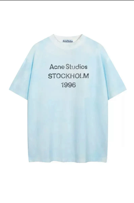 Acne Studios Stockholm 1996 Black Oversized Graphic T-Shirt