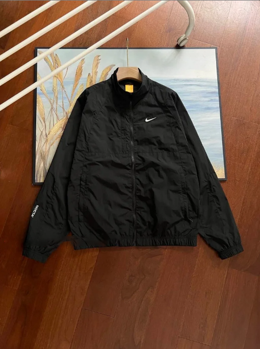 Nike Jackets Color-block zip-up track jacket — Black 2Nike × Nocta