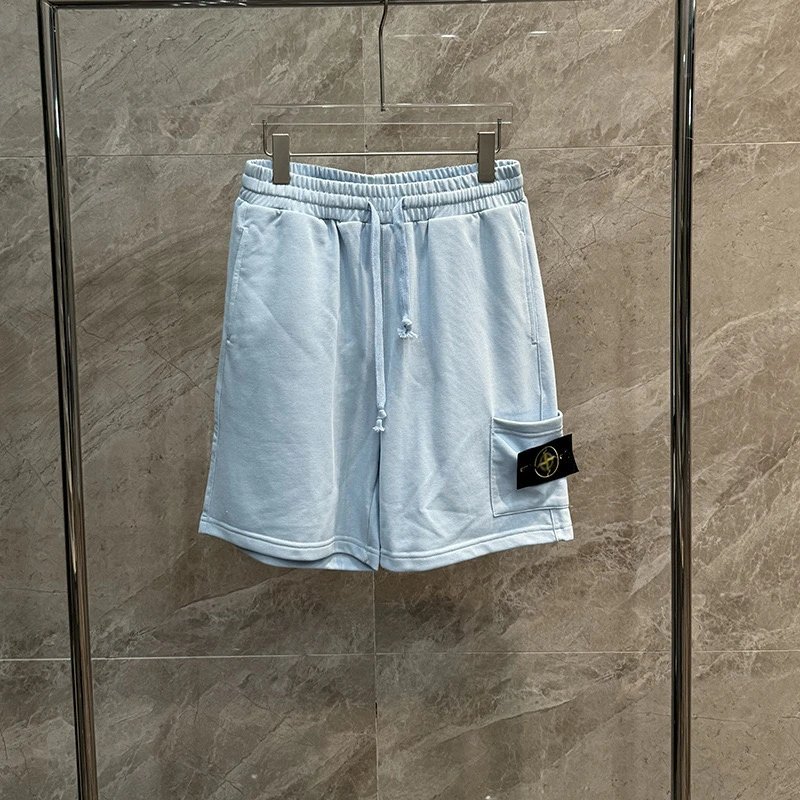 Stone Island Compass Patch Cargo Shorts Beige Olive Black Tactical