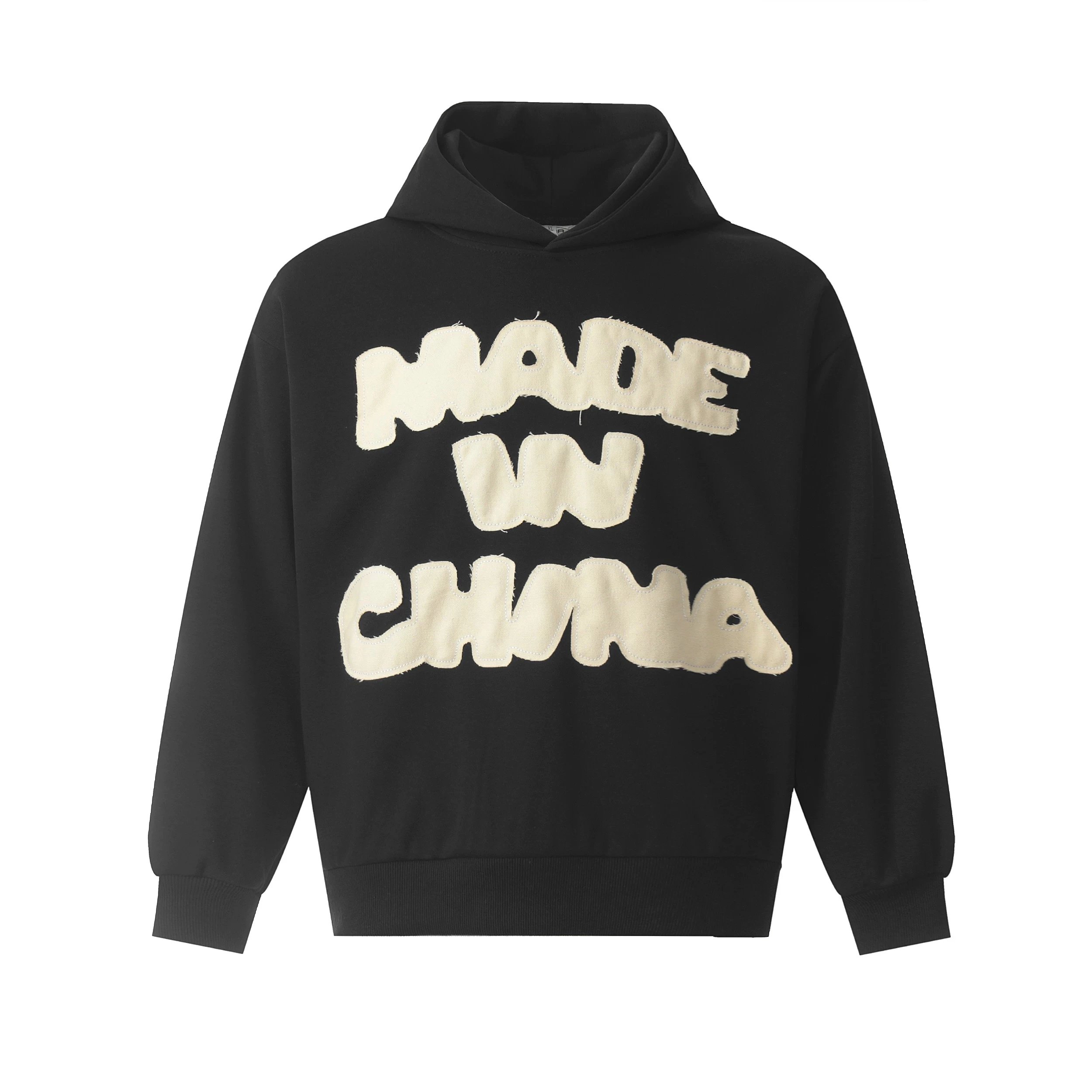 Amiri Gallery Dept Black Gray White Graphic Hooded Sweatshirt