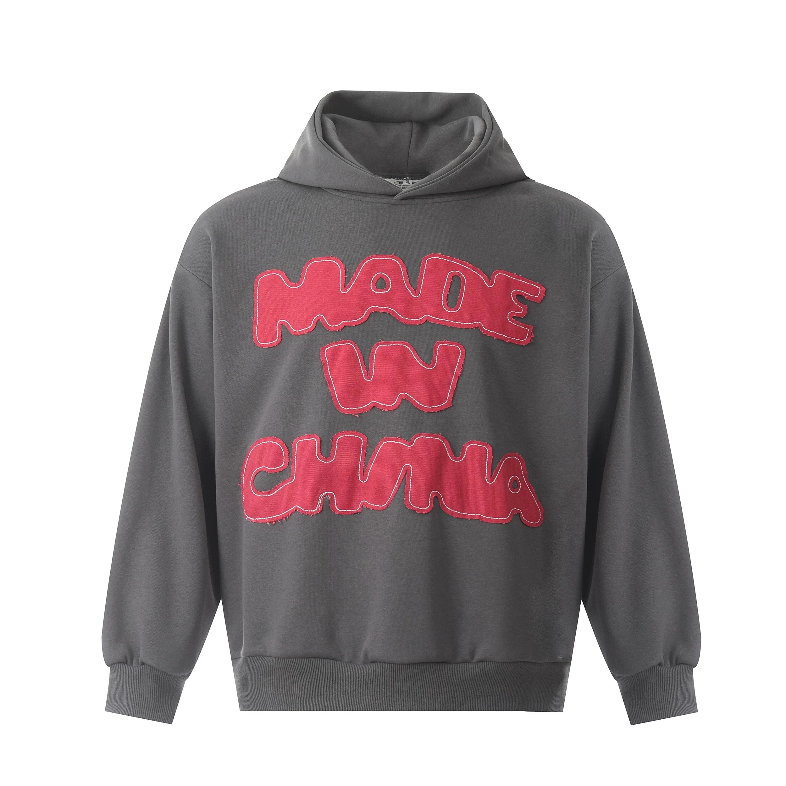Amiri Gallery Dept Black Gray White Graphic Hooded Sweatshirt